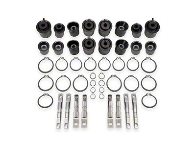 BMR Front and Rear Control Arm Bearing Kit; Black (06-13 Corvette C6 Z06, ZR1)