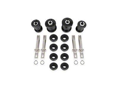 BMR Front Upper and Lower Control Arm Bushing Kit; Delrin (97-13 Corvette C5 & C6)