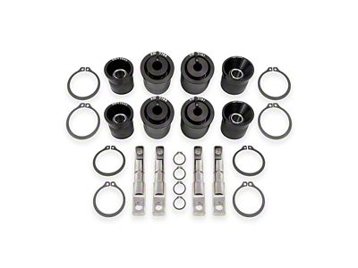 BMR Rear Upper and Lower Control Arm Bearing Kit; Black (06-13 Corvette C6 Z06, ZR1)