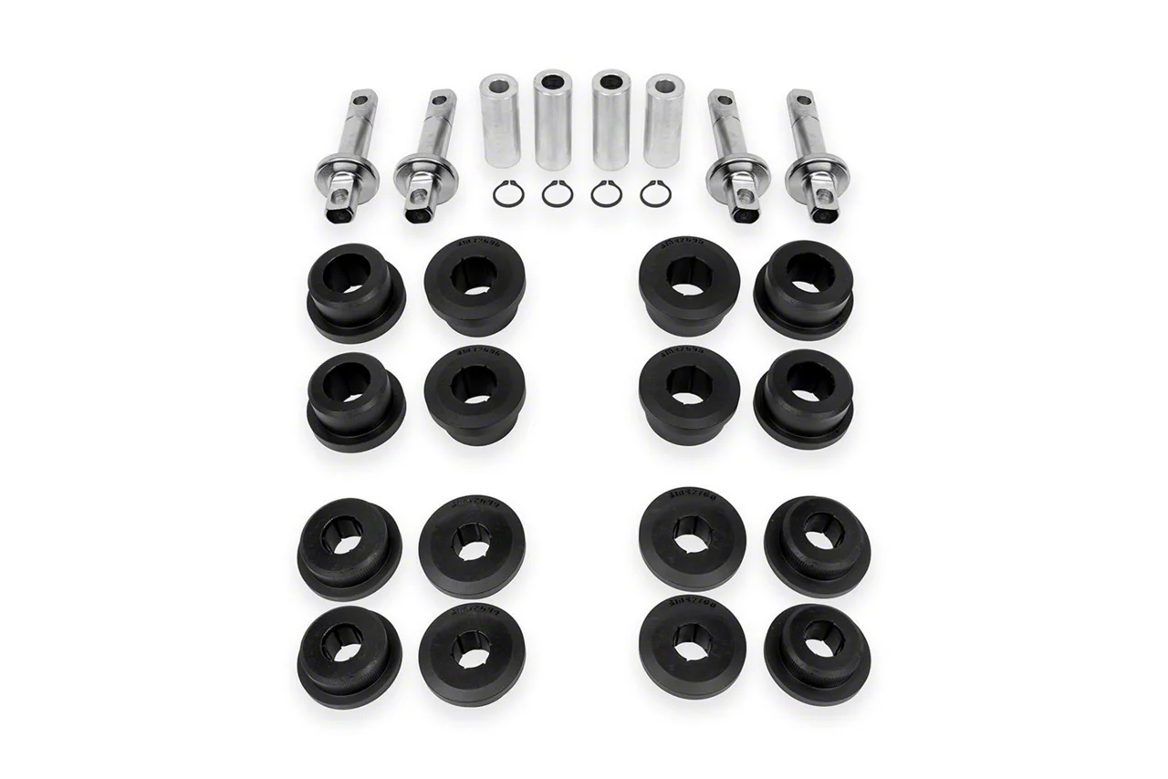 BMR Corvette Rear Upper and Lower Control Arm Bushing Kit; Delrin ...