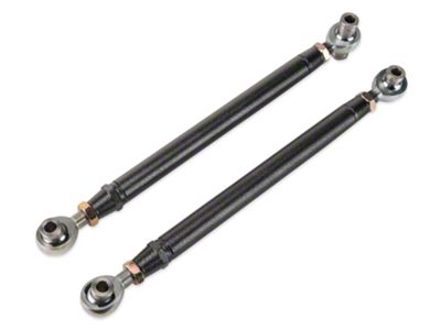 BMR Double Adjustable DOM Rear Lower Control Arms; Black Hammertone (05-14 Mustang)