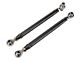 BMR Double Adjustable DOM Rear Lower Control Arms; Black Hammertone (05-14 Mustang)