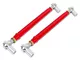 BMR Double Adjustable Chromoly Rear Lower Control Arms; Rod Ends; Red (99-04 Mustang, Excluding Cobra)