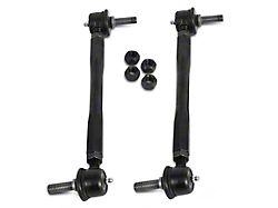 BMR End Link Kit for Front Sway Bar; Black (05-14 Mustang)