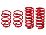 BMR Lowering Springs; Handling Version; Red (15-25 Mustang GT w/o MagneRide)