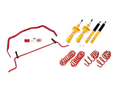 BMR Koni Handling Performance Package; Level 4; Red (05-10 Mustang GT)