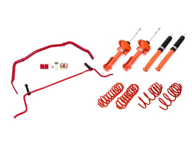 BMR Koni Handling Performance Package; Level 2; Red (05-10 Mustang GT)