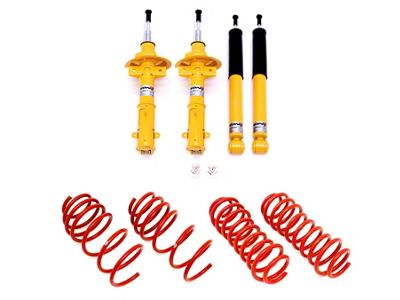 BMR Koni Handling Performance Package; Level 3; Red/Yellow (05-10 Mustang GT)