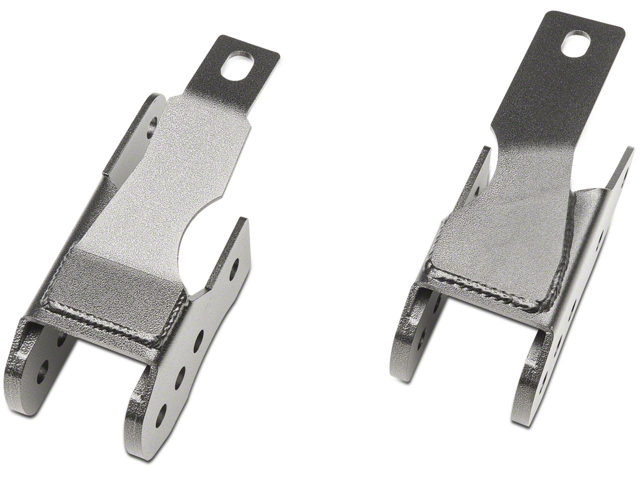 BMR Mustang BoltOn Rear Lower Control Arm Relocation Brackets; Black