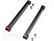 BMR Non-Adjustable Boxed DOM Rear Lower Control Arms; Polyurethane/Spherical Bearing Combo; Black Hammertone (05-14 Mustang)
