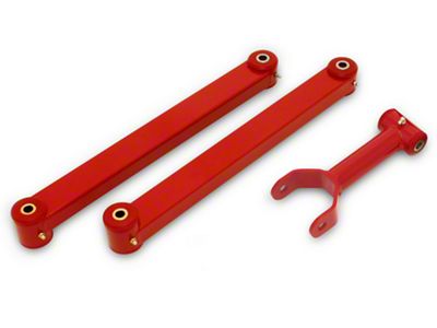 BMR Rear Control Arm Package; Level 1; Red (05-10 Mustang)