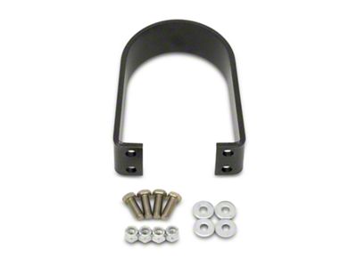 BMR Loop Upgrade for BMR Rear Tunnel Brace; Black Hammertone (05-14 Mustang)