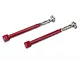 BMR On-Car Adjustable DOM Rear Lower Control Arms; Polyurethane/Rod End Combo; Red (05-14 Mustang)
