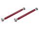 BMR Double Adjustable DOM Rear Lower Control Arms; Red (05-14 Mustang)