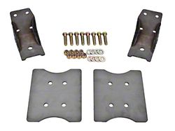 BMR Lower Torque Box Reinforcment Plates; Natural (79-04 Mustang)