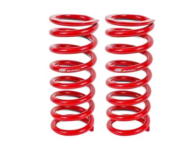 BMR Lowering Springs; Red (79-04 Mustang Coupe, Excluding 99-04 Cobra)