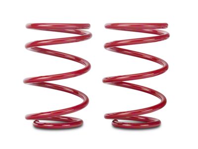 BMR Lowering Springs; Handling Version; Red (05-14 Mustang GT)