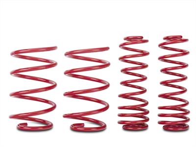 BMR Lowering Springs; Performance Version; Red (05-14 Mustang GT)