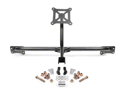 BMR Bolt-On Parachute Mount; Black Hammertone (15-25 Mustang)