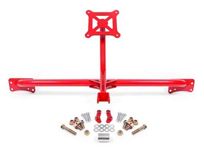 BMR Bolt-On Parachute Mount; Red (15-24 Mustang)