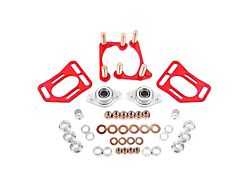 BMR Caster Camber Plates; Red (90-93 Mustang)