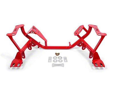 BMR Coil-Over K-Member; Standard Version; Red (79-95 Mustang)