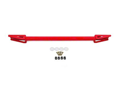 BMR Front of K-Member Chassis Brace; Red (15-25 Mustang)