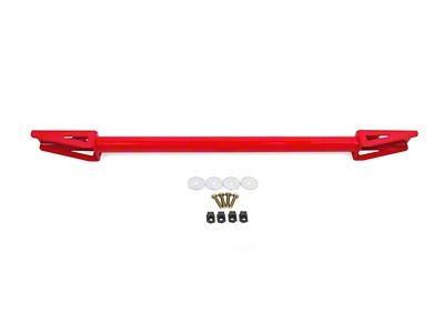 BMR Front of K-Member Chassis Brace; Red (15-23 Mustang)