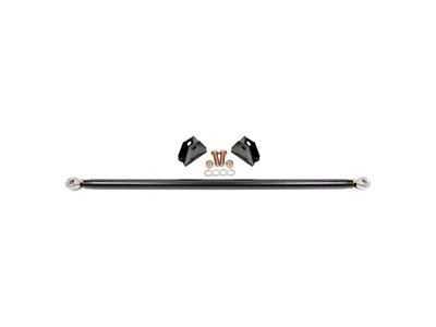 BMR Rear Strut Tower Brace; Black Hammertone (15-25 Mustang)