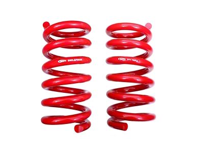 BMR Rear Lowering Springs; Handling Version; Red (18-25 Mustang GT w/ MagneRide, Dark Horse; 15-20 Mustang GT350)