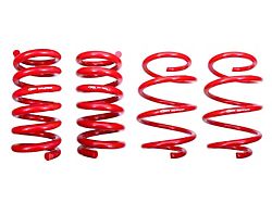 BMR Front and Rear Lowering Springs; Handling Version; Red (18-24 Mustang GT w/ MagneRide, Dark Horse; 15-20 Mustang GT350)