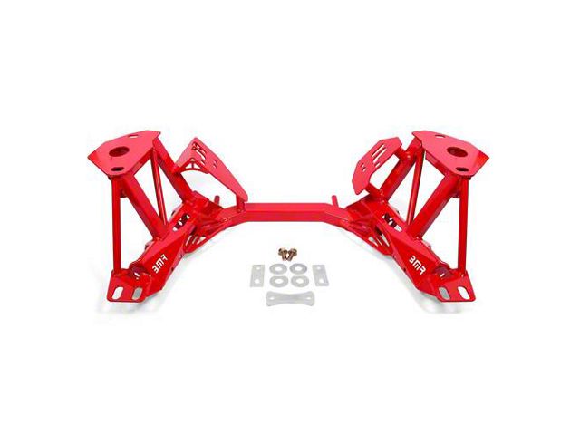 BMR K-Member with Spring Perches; Premium Version; Red (79-95 Mustang)