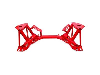 BMR K-Member with Spring Perches; Premium Version; Red (96-04 Mustang)