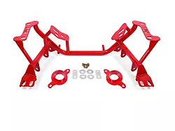 BMR K-Member with Spring Perches; Standard Version; Red (96-04 Mustang)