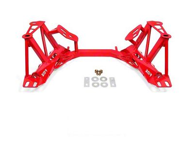 BMR K-Member without Spring Perches; Premium Version; Red (96-04 Mustang)