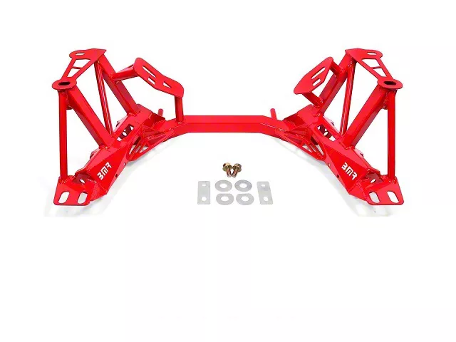 BMR K-Member without Spring Perches; Premium Version; Red (96-04 Mustang)