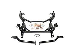 BMR Lightweight K-Member; Street Version; Black Hammertone (15-23 Mustang)