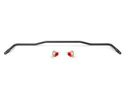 BMR Non-Adjustable Rear Sway Bar; Black Hammertone (15-24 Mustang)