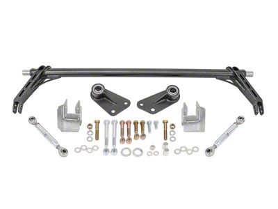 BMR Rear Anti-Roll Bar Kit; Spherical Bearings; Black Hammertone (05-14 Mustang)