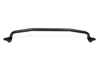 BMR Rear Bumper Support; Black Hammertone (15-23 Mustang)