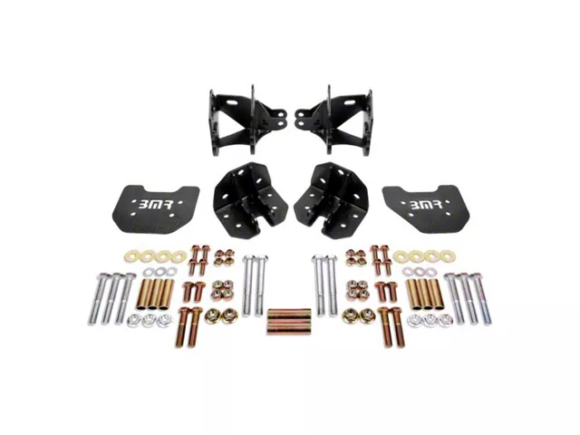 BMR Rear Coil-Over Conversion Kit with Control Arm Brackets; Black Hammertone (79-04 Mustang, Excluding 99-04 Cobra)