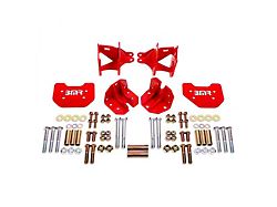 BMR Rear Coil-Over Conversion Kit with Control Arm Brackets; Red (79-04 Mustang, Excluding 99-04 Cobra)