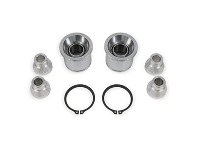 BMR Rear Lower Control Arm Bearing Kit; Black Anodized (24-25 Mustang)