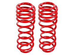 BMR Rear Lowering Springs; Handling Version; Red (05-14 Mustang GT, GT500)