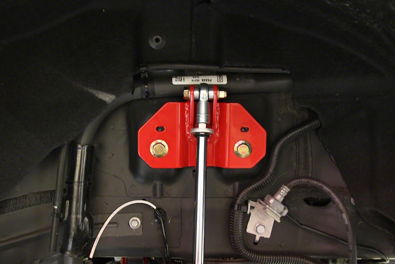 ムスタングさん専用 BMR Mustang Tubular Strut Tower Brace; Red BMR-STB760R (15