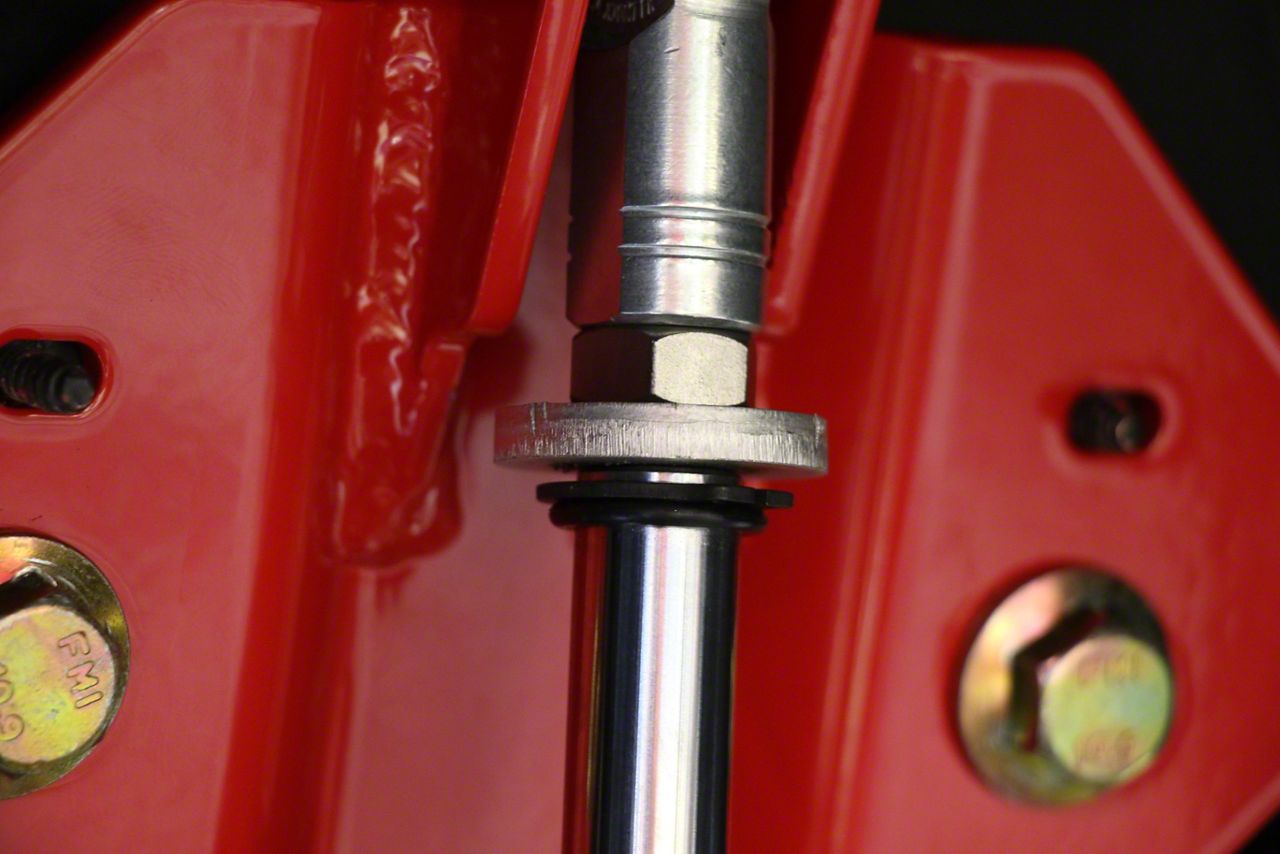BMR Mustang Adjustable Rear Upper Shock Mount; Red BMR