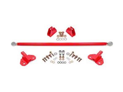 BMR Shock Mount Kit; Black Hammertone (15-25 Mustang)