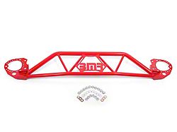 BMR Tubular Strut Tower Brace; Red (15-23 Mustang GT, EcoBoost)