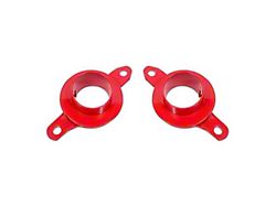 BMR Upper Coil Spring Seat; Red (79-04 Mustang)