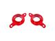BMR Upper Coil Spring Seat; Red (79-04 Mustang)